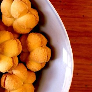 Smelt in die Mond Koekies